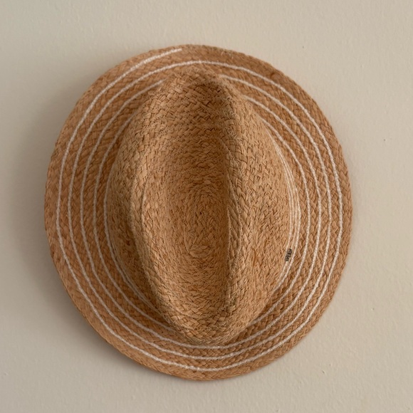 Ralph Lauren Raffia Woven Straw Fedora Hat - Picture 1 of 8
